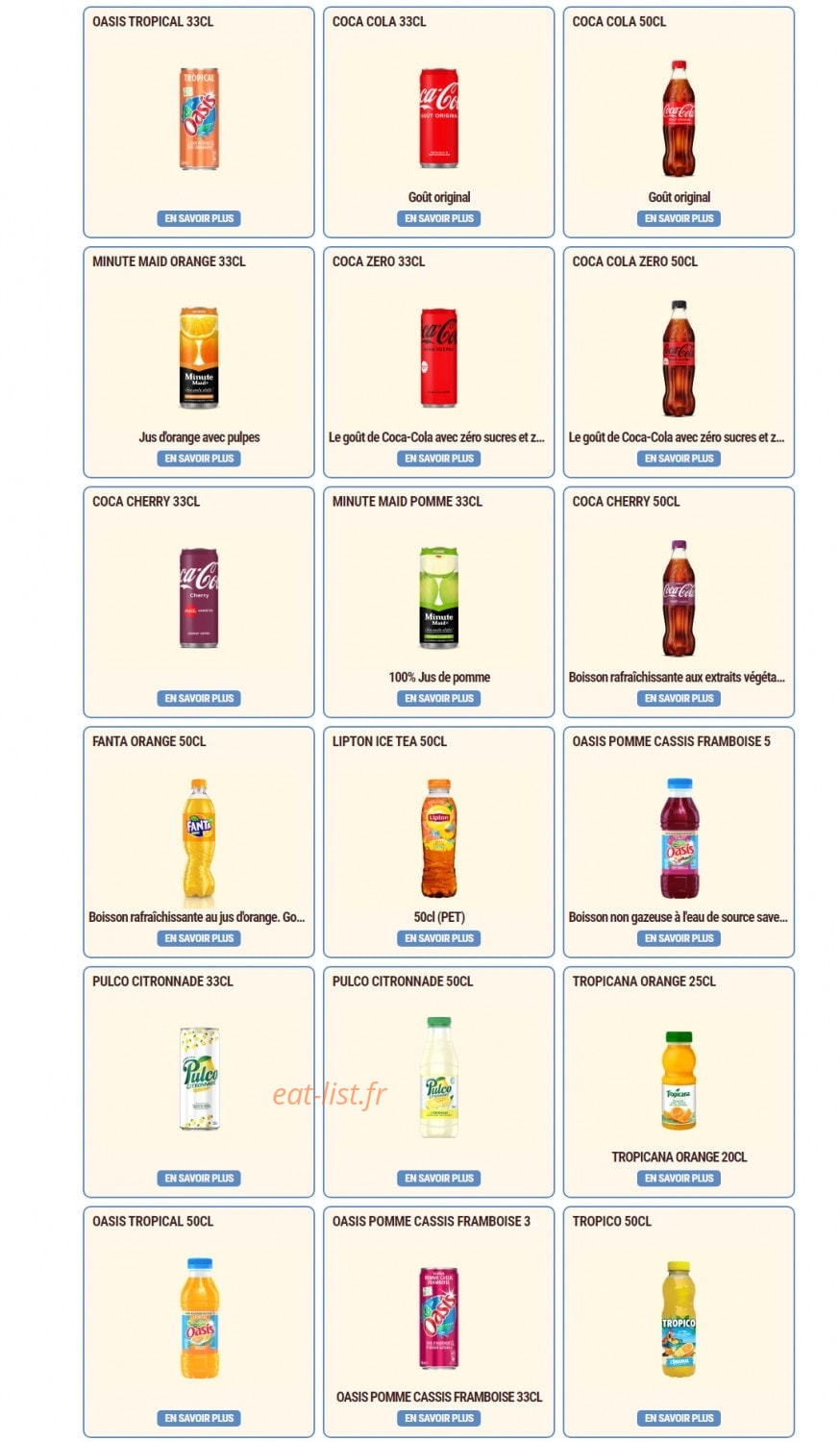 Pomme de Pain — carte page 9