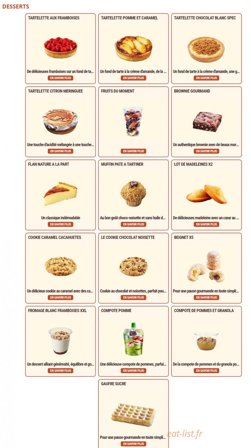 Pomme de Pain — carte page 7