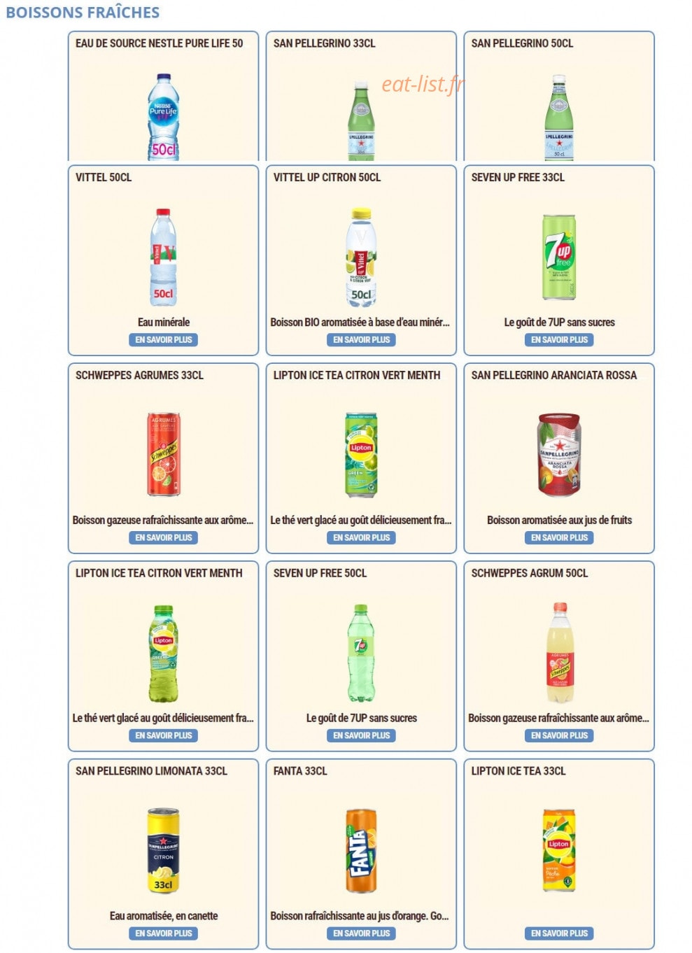 Pomme de Pain — carte page 10