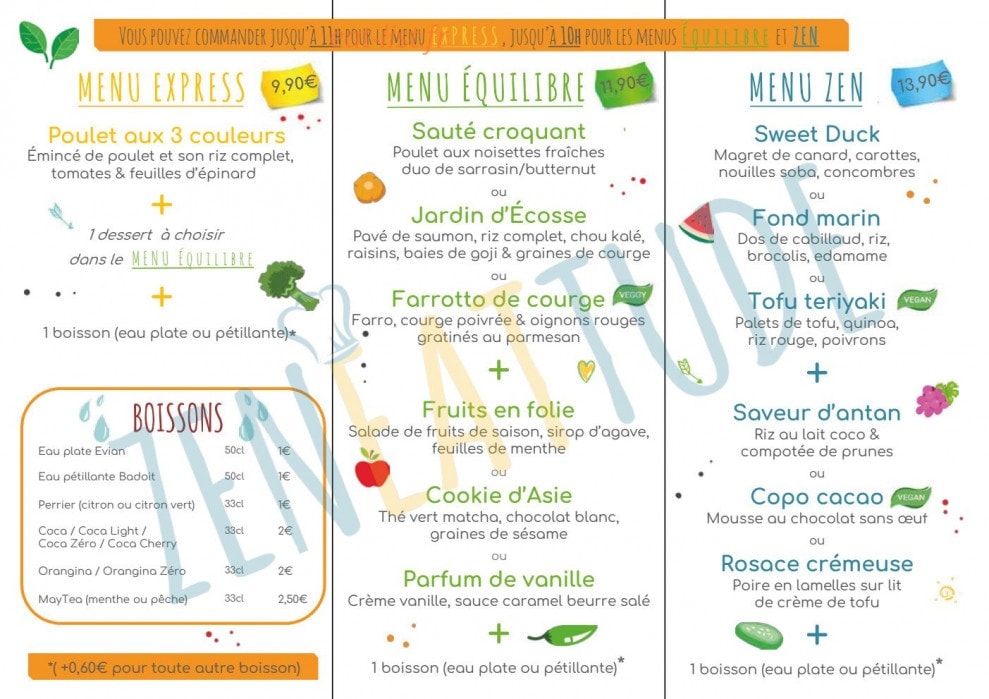 ZenEatTude — carte page 1