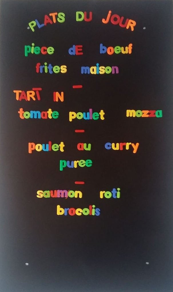 73bistro — carte page 1