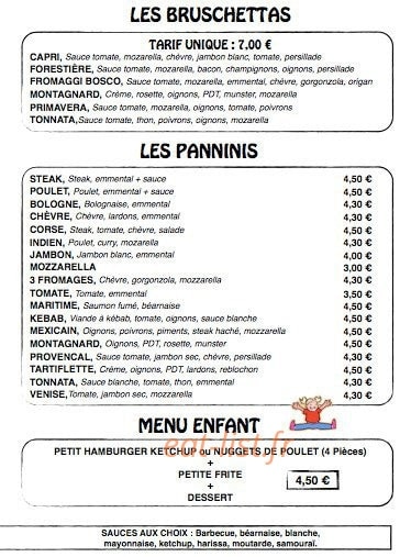 La Mammina — carte page 3