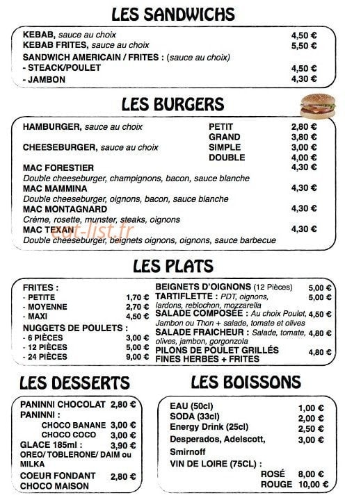 La Mammina — carte page 4