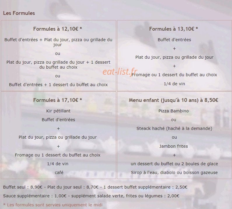Le Bistrot 2 Pauline — carte page 6