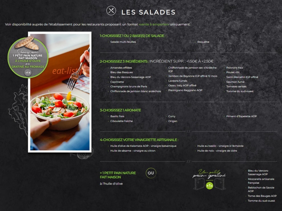 Basilic & Co — carte page 1