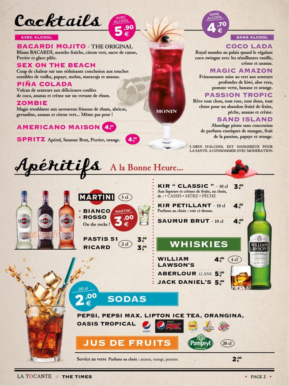 La Tocante — carte page 4