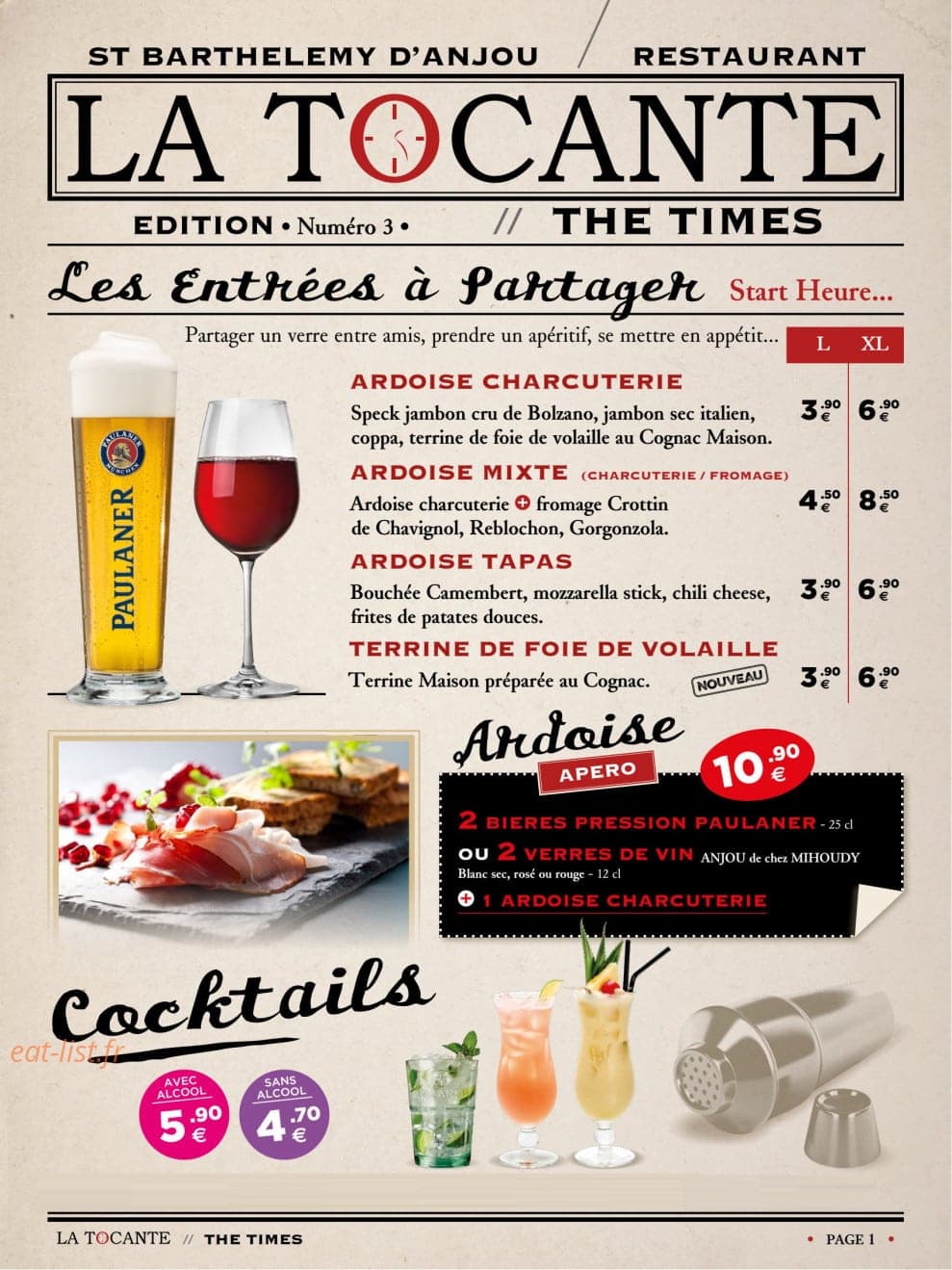 La Tocante — carte page 3