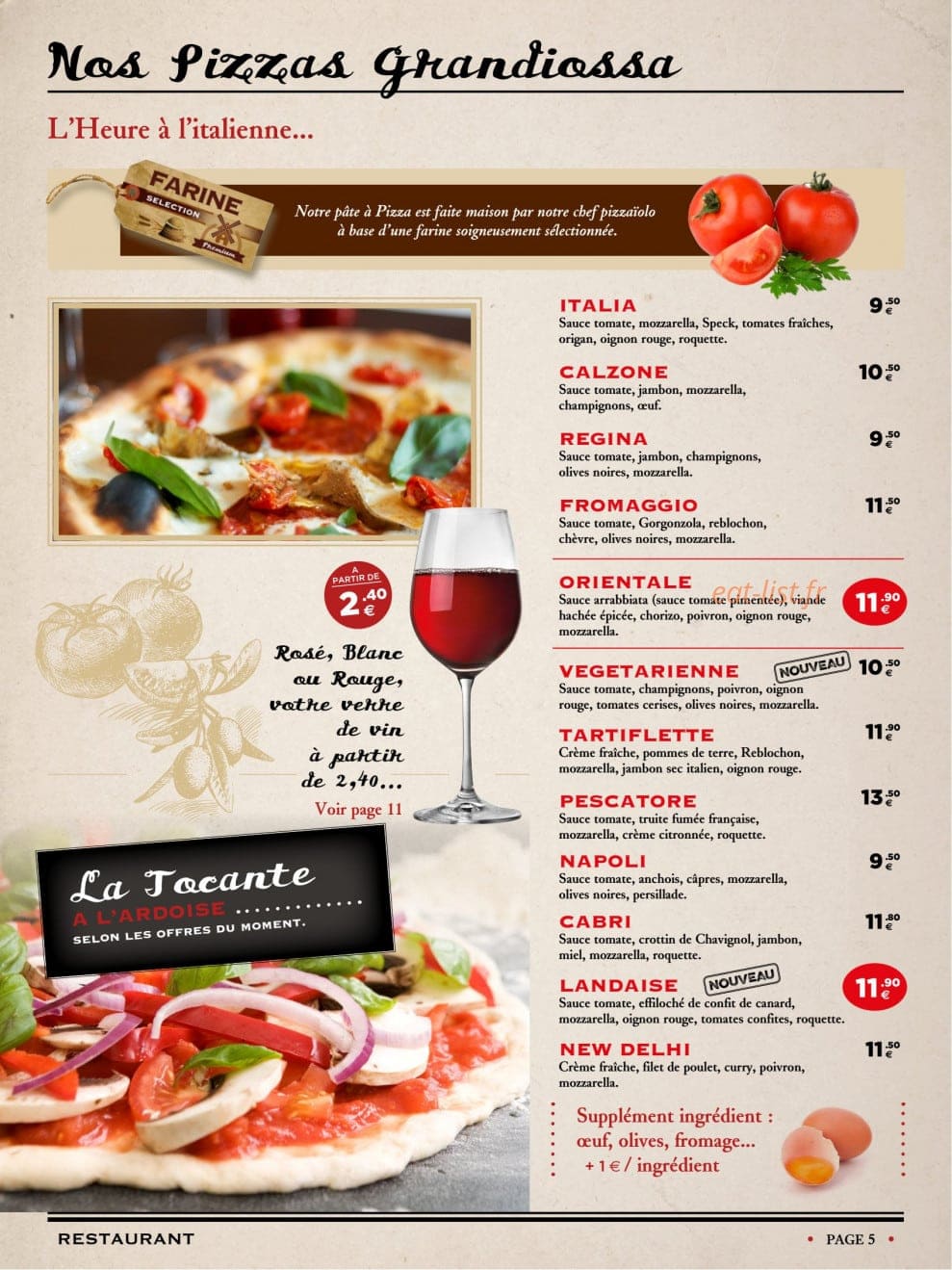 La Tocante — carte page 7
