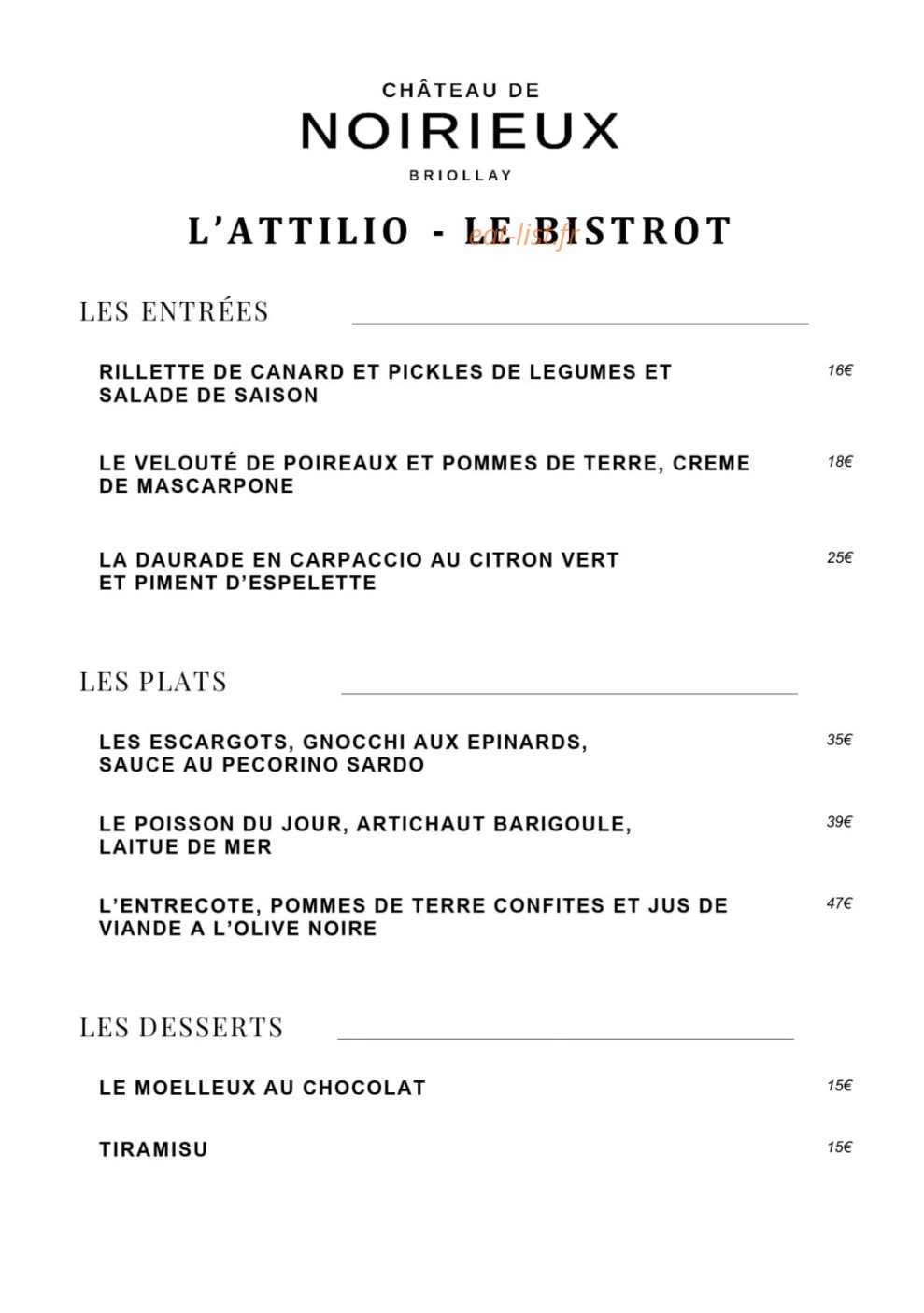 L'Attilio Angers — carte page 2