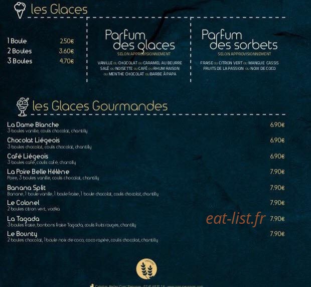 Au Grenier à Blé — carte page 3