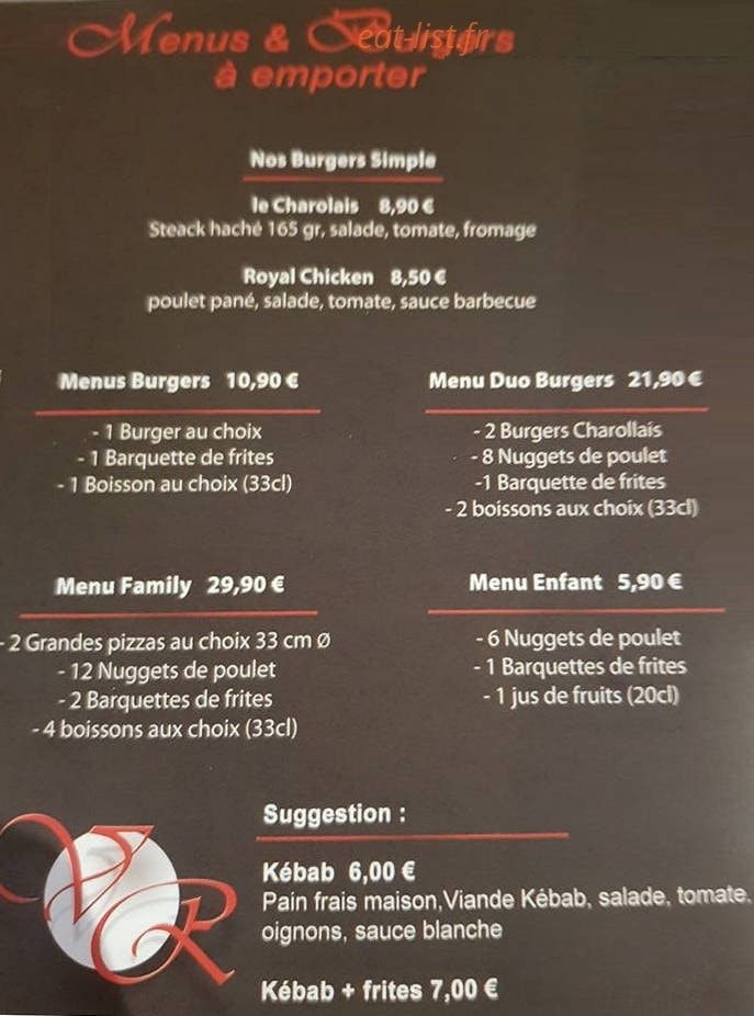 La Villa Roma — carte page 4
