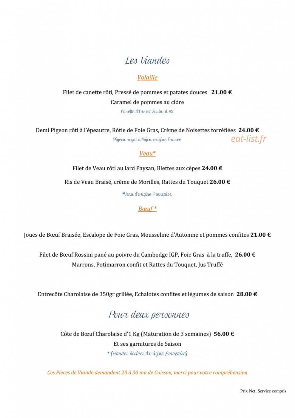Le Bosquet — carte page 8
