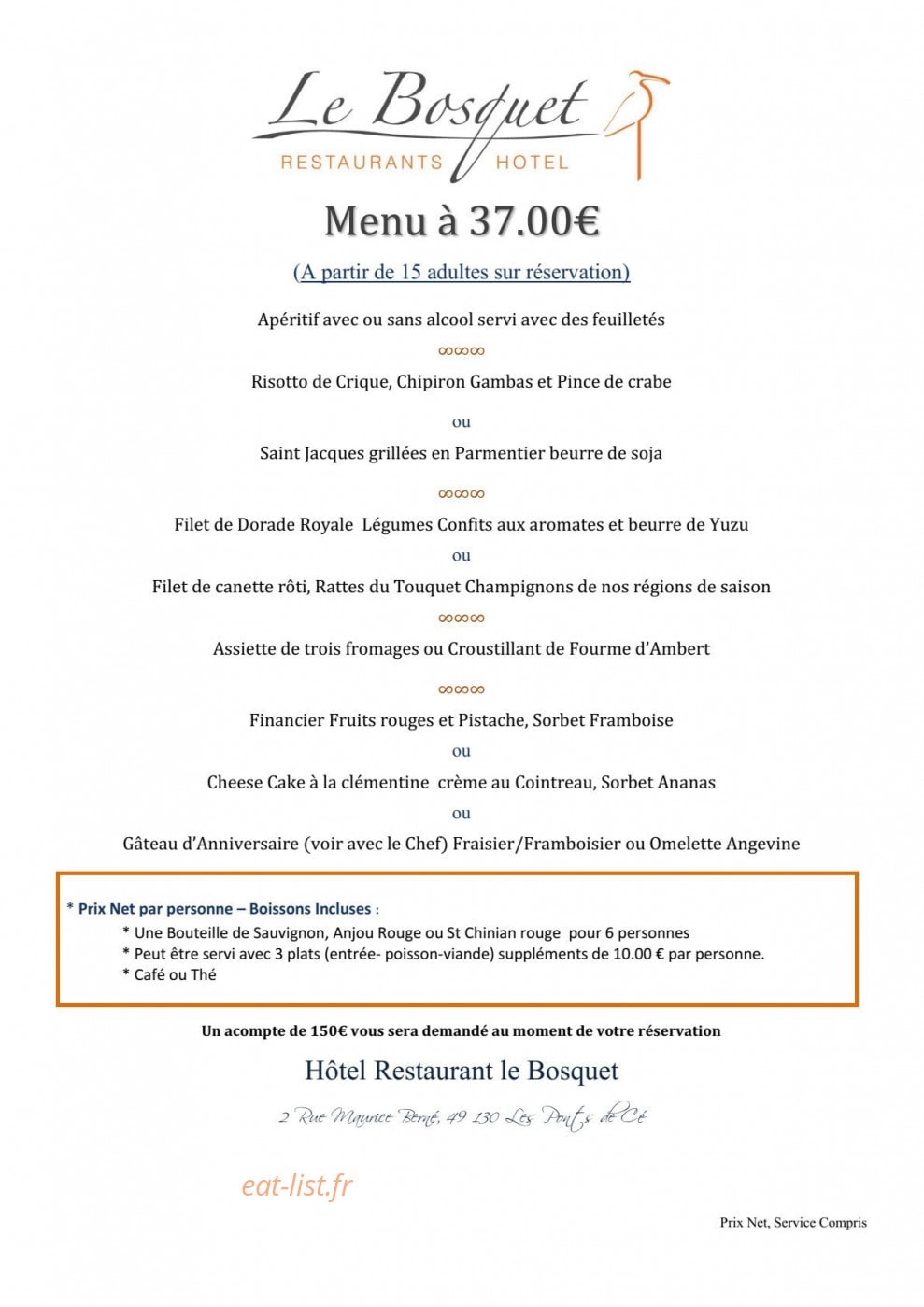 Le Bosquet — carte page 11