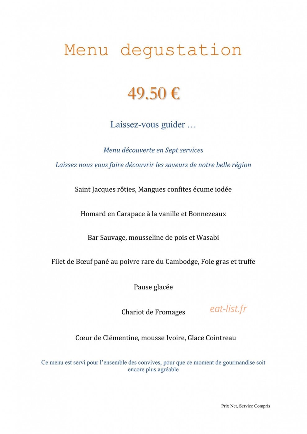 Le Bosquet — carte page 5