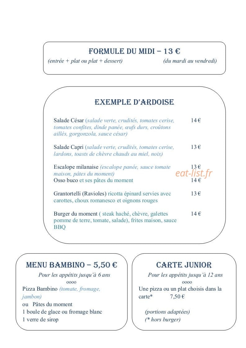 Le San Marco — carte page 1