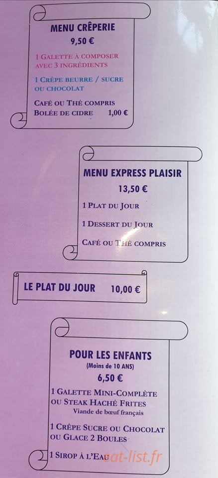 Les Petites Écuries — carte page 3