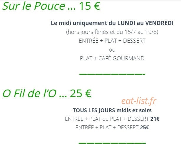 Les Tonnelles — carte page 1