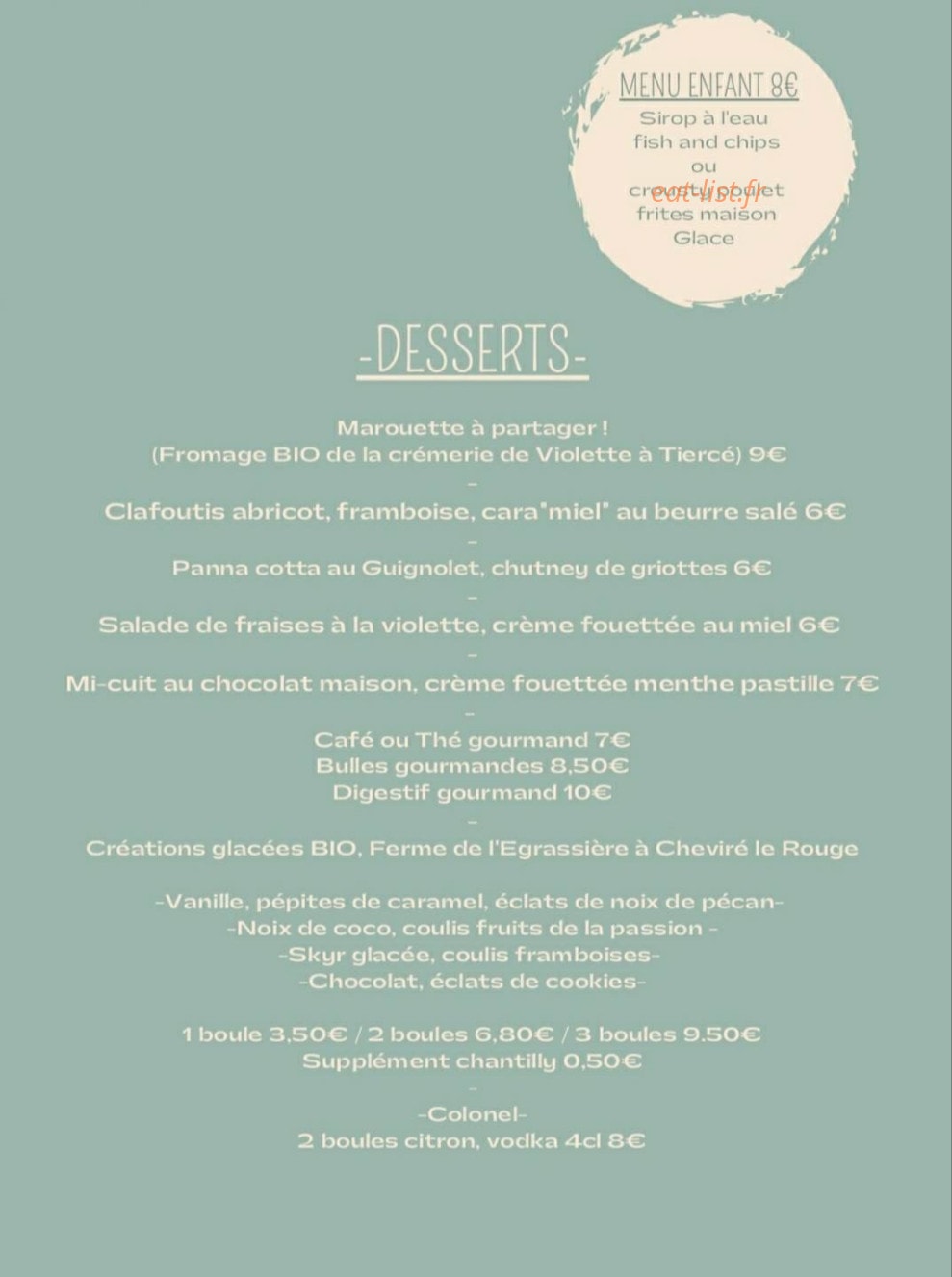 Guinguette du Père Chapuis — carte page 3