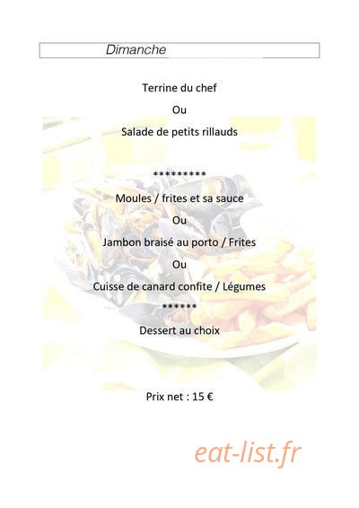 La Pomme de Pin — carte page 1