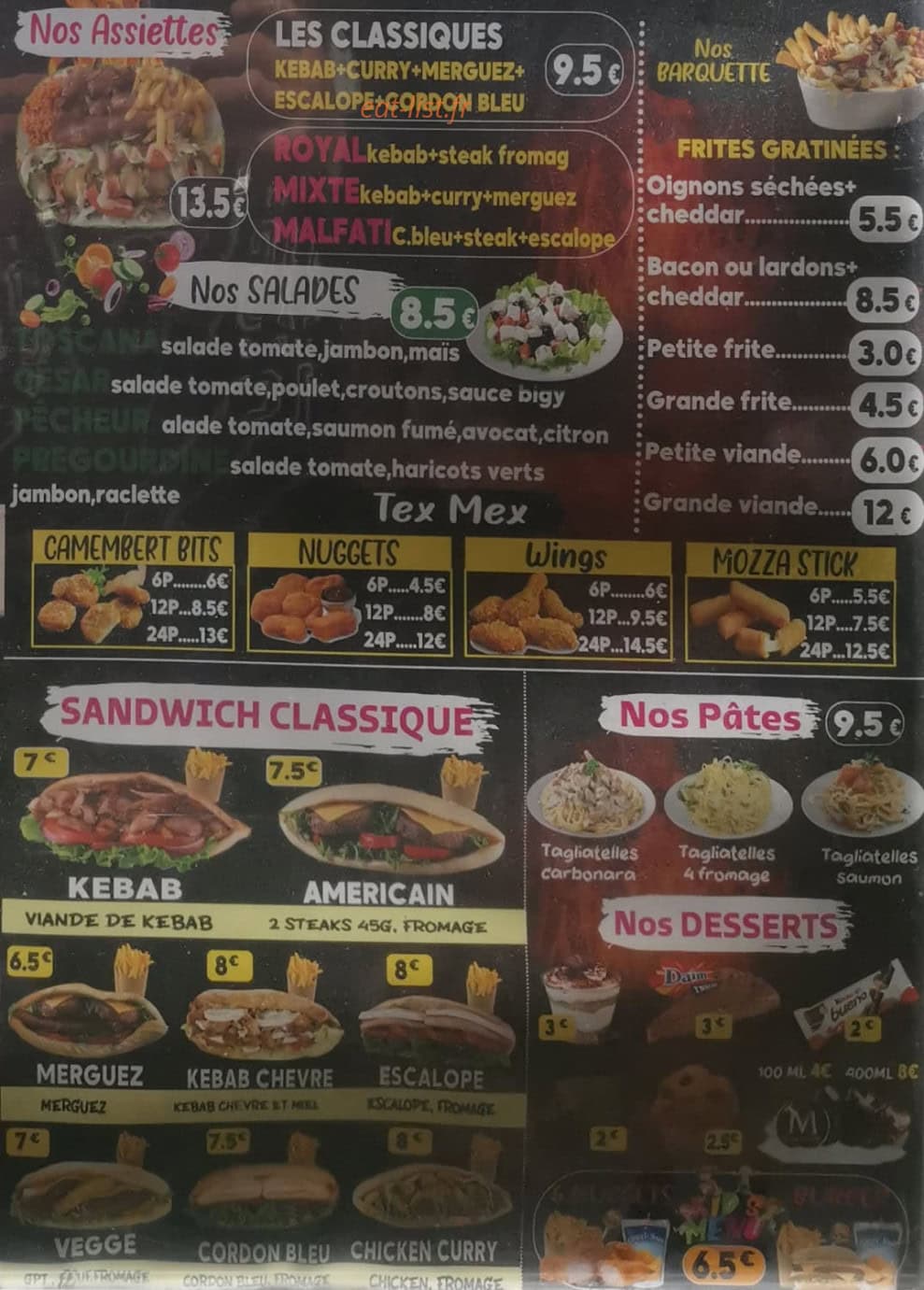 Los Tacos — carte page 4