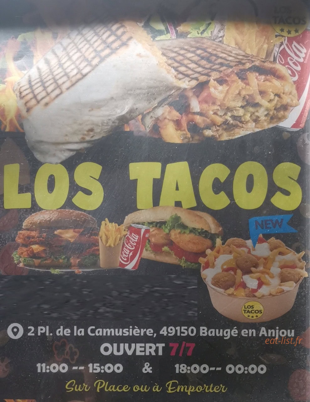 Los Tacos — carte page 1