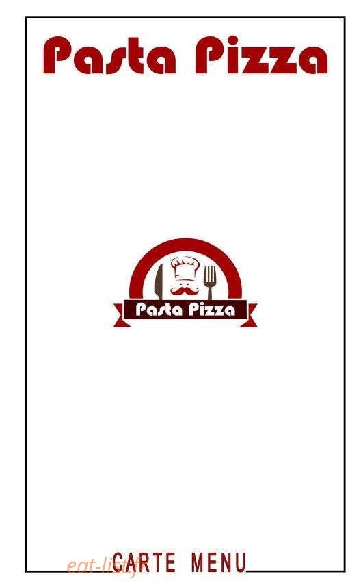 Pasta Pizza — carte page 1