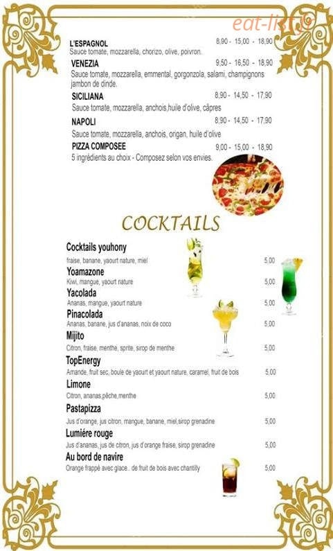 Pasta Pizza — carte page 3
