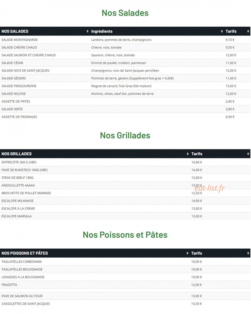 la Madona — carte page 3