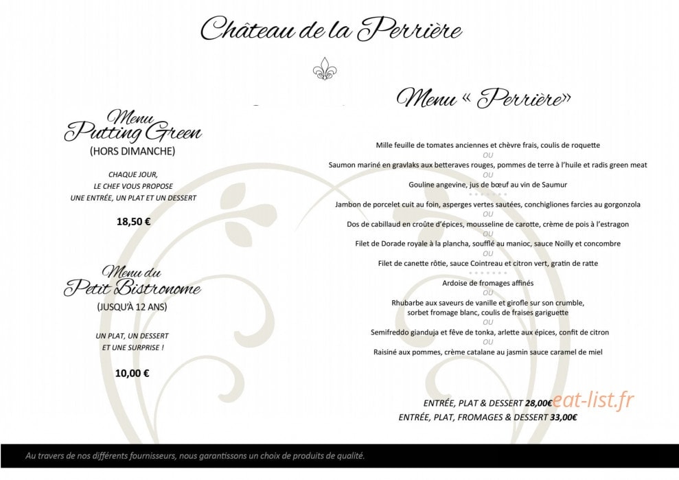 Château de la Perrière — carte page 4