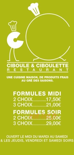 Ciboule et Ciboulette — carte page 1