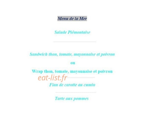 Le Lemon's — carte page 15