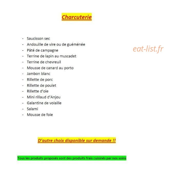 Le Lemon's — carte page 23