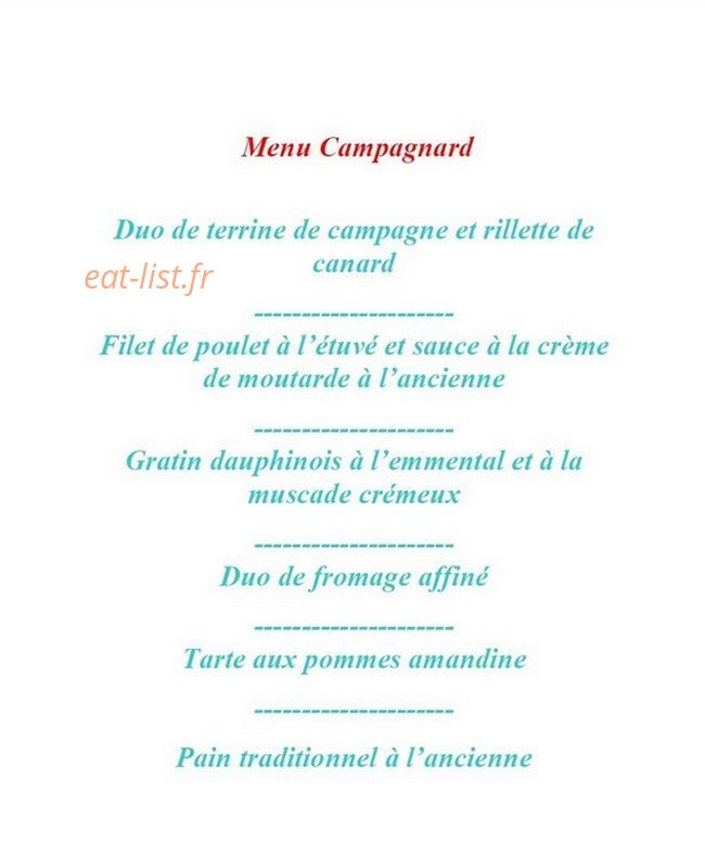 Le Lemon's — carte page 1