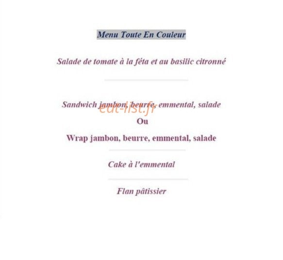 Le Lemon's — carte page 16