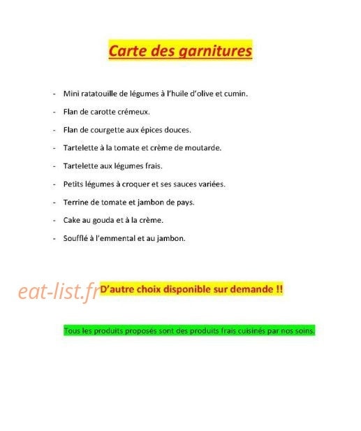 Le Lemon's — carte page 25