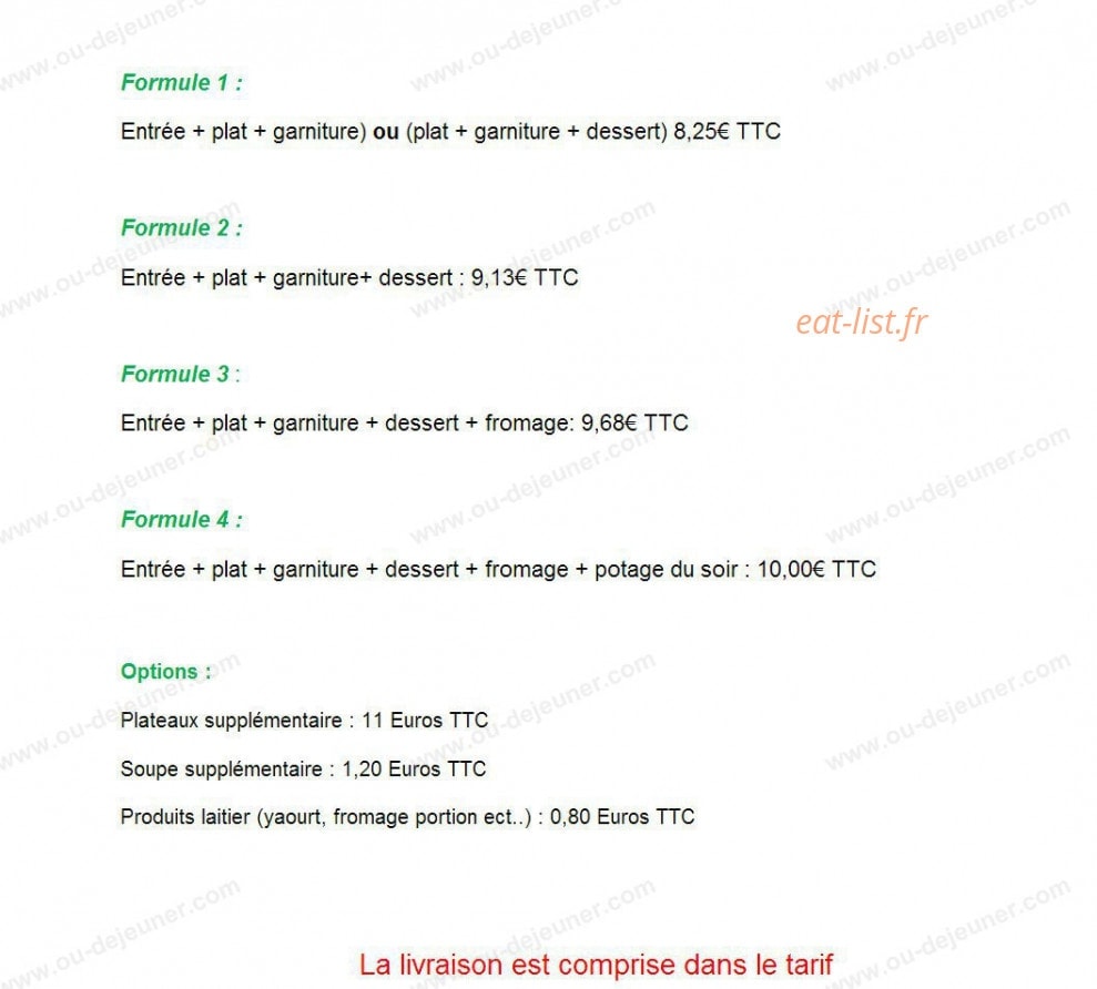 Le Lemon's — carte page 33