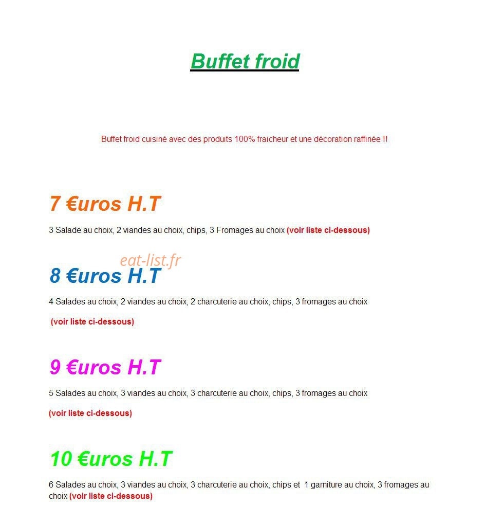 Le Lemon's — carte page 19