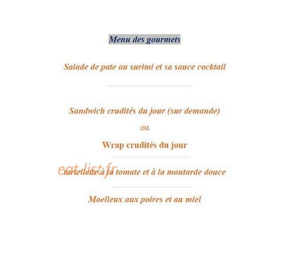 Le Lemon's — carte page 17