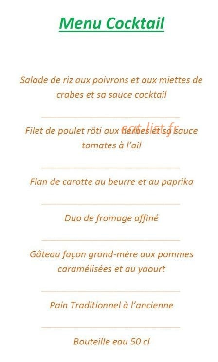 Le Lemon's — carte page 10