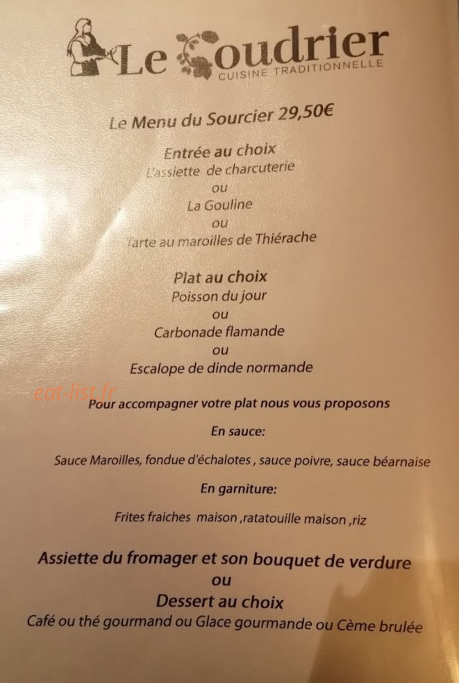 Le Coudrier — carte page 1
