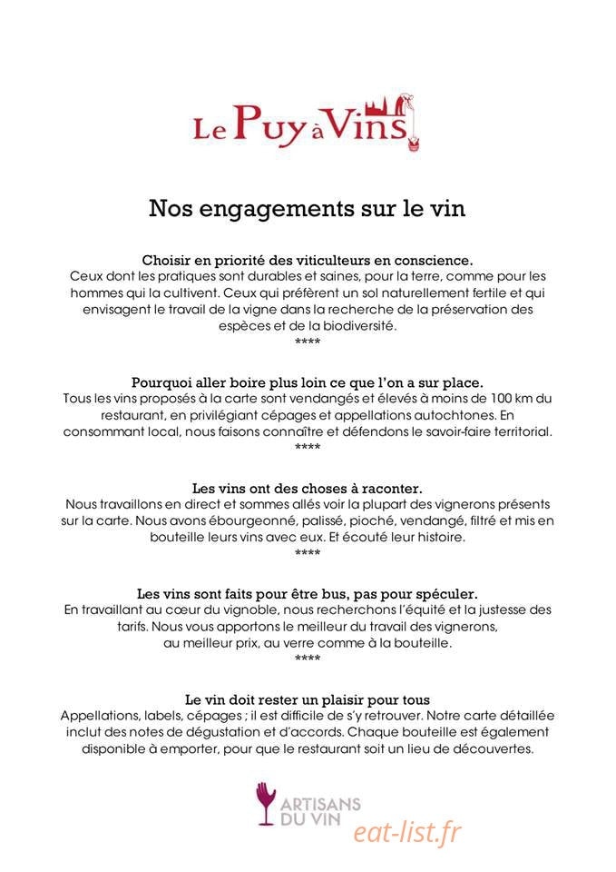 Le Puy à Vins — carte page 1