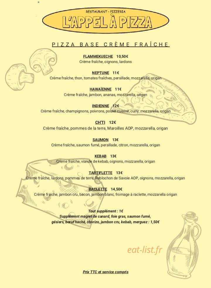 L'appel à pizza — carte page 2