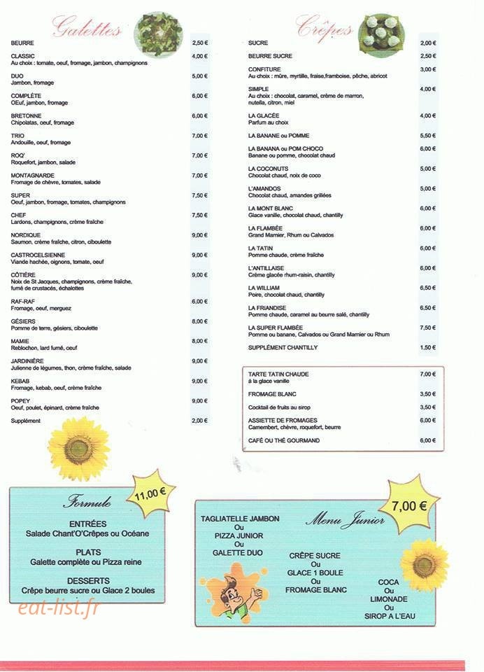 Chant'o'crepe — carte page 2