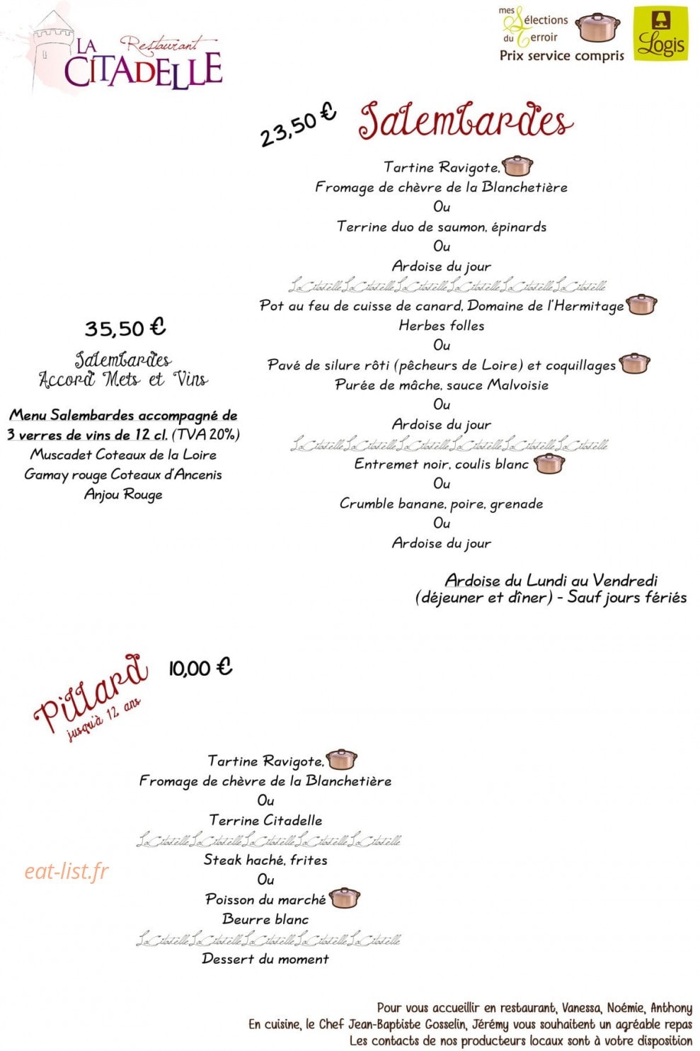 La Citadelle — carte page 2