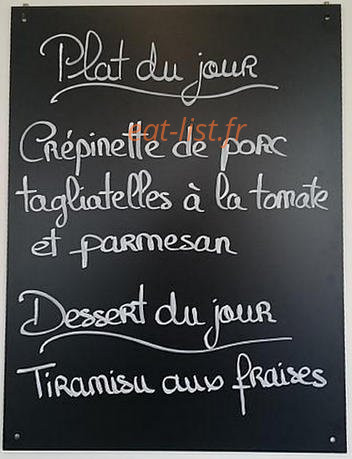 Côté Bistrot — carte page 2