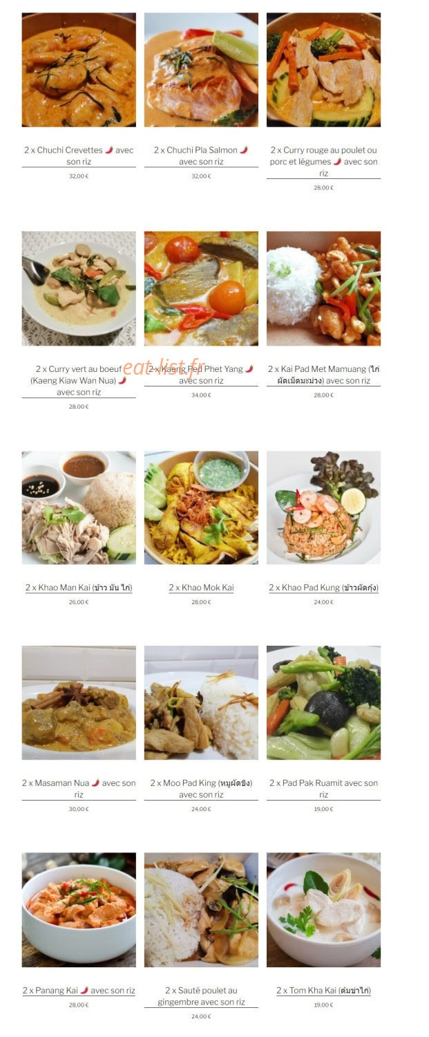 Suk Suk Thai — carte page 2