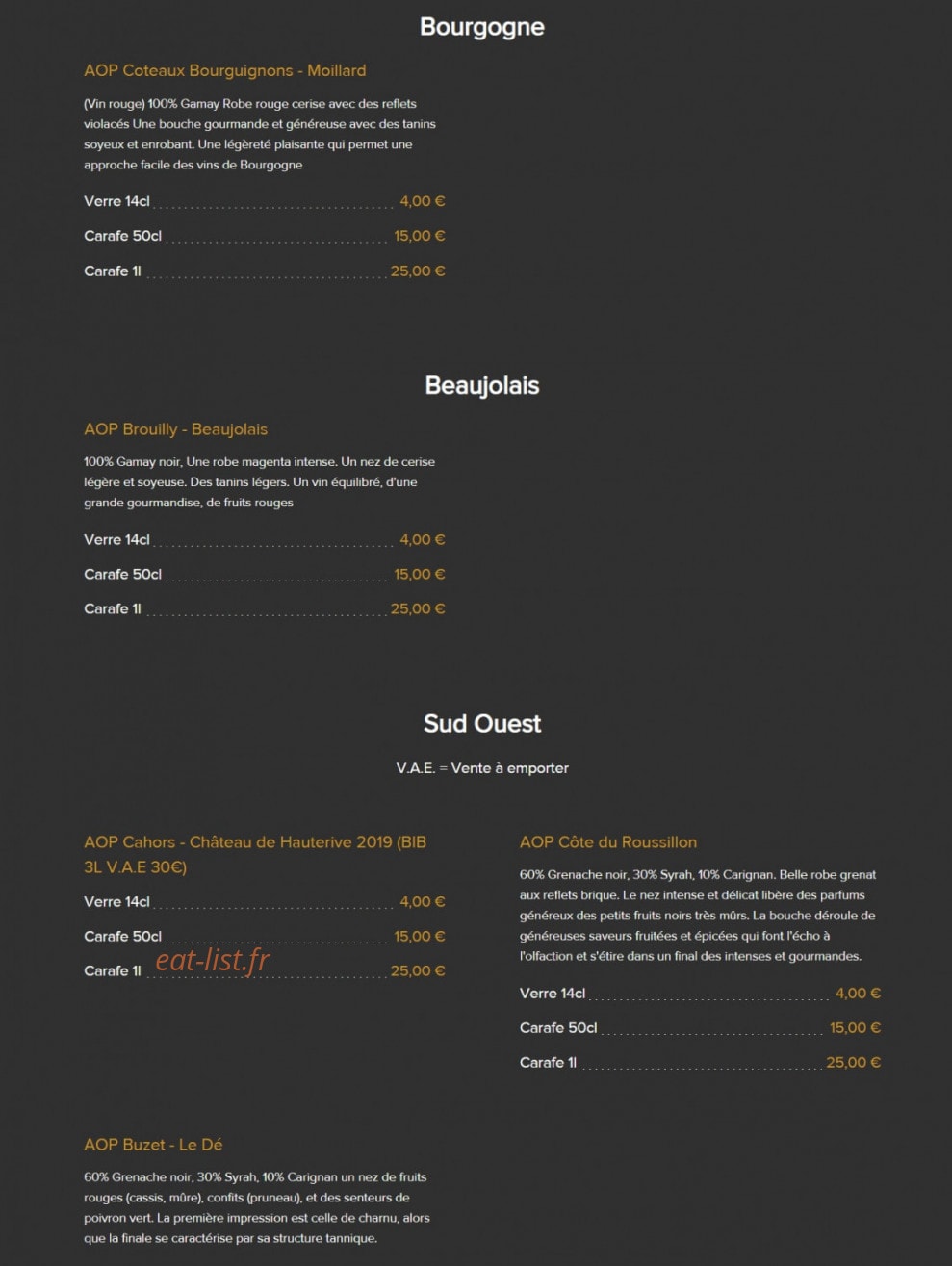 Betobib — carte page 8