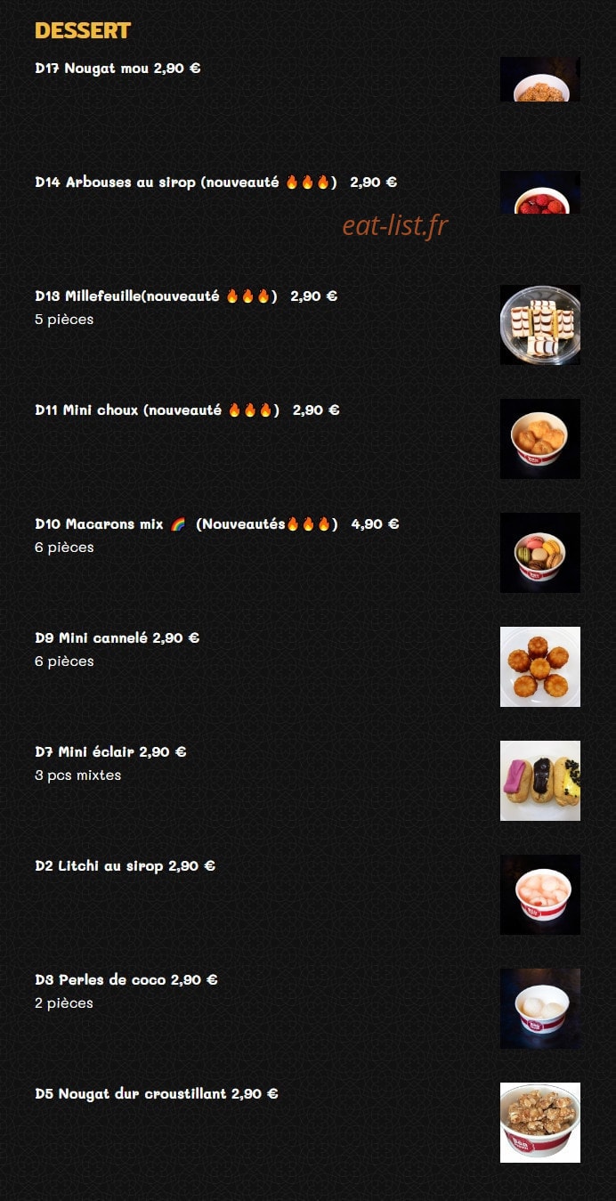 Grill’inn — carte page 8