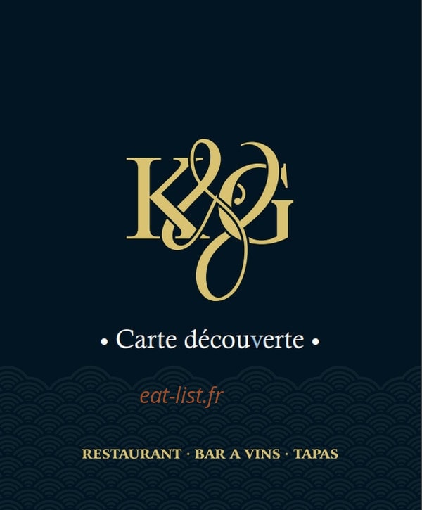 K&G — carte page 1
