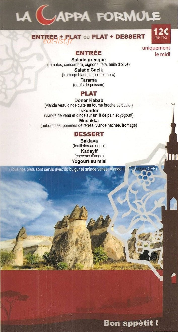 La Cappadoce — carte page 1